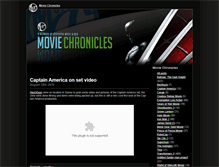 Tablet Screenshot of moviechronicles.com